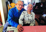 Gerardo y Haydee Garro, 57 años juntos. En la foto, en Keller, Texas, el 27 de diciembre de 2014.