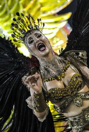 Lunes 16 de febrero de 2015, en el sambódromo de Río de Janeiro. 