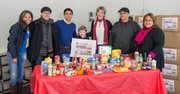 El sábado 28 de febrero en la sede de El Tiempo Latino, en el edificio de The Washington Post durante la distribución de las 800 cajas de comida del programa Bags of Love, Bolsas de Amor.