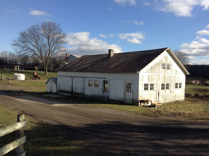 Un inmueble de los amish en los alrededores de New Wilmington, PA. 
