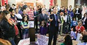 ACCIÓN. El congresista Luis Gutiérrez hizo un llamado a los inmigrantes a no desanimarse. Los instó a prepararse para DACA y DAPA.