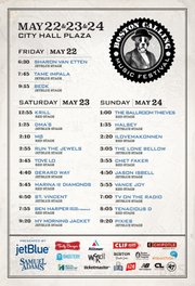 Horario de las bandas el 22, 23 y 24 de mayo en Boston Calling Music Festival