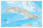 Valdés dirigió la creación de este mapa de Cuba para National Geographic. Fue el primero que el organismo hacía desde 1906.