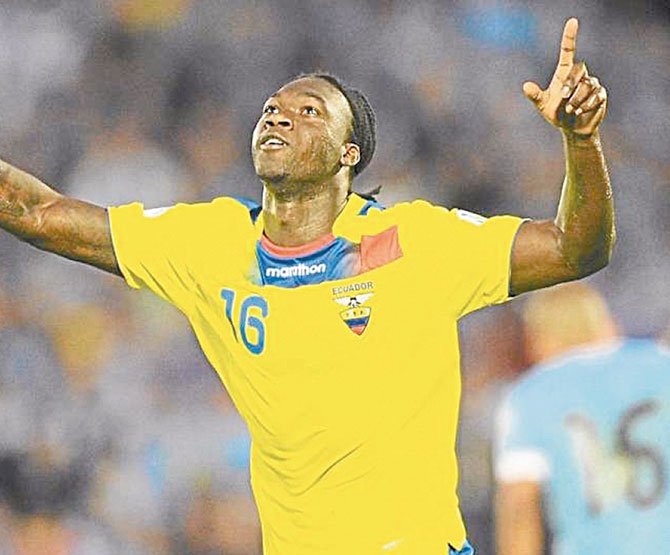 Felipe Caicedo.
Ecuador