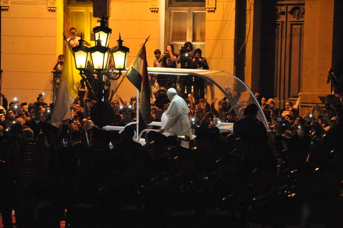 El Papa Francisco en Paraguay, última parada de la gira papal por Latinoamérica. El Pontífice se quedará hasta el domingo 12 de julio.