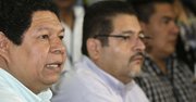 El ministro de Seguridad de El Salvador, Benito Lara (izq.), dijo el domingo 23 de agosto de 2015, que el Gobierno tenía conocimiento de una posible purga al interior del penal de Quezaltepeque que dejó un saldo de 14 pandilleros asesinados.
