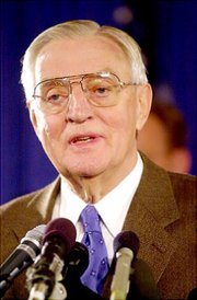 Ex vicepresidente Walter Mondale.
