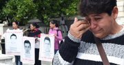 Blanca Luz, madre de Jesús Alvarez Nava, estudiante desaparecido en Ayotzinapa (México) llora el 22 de septiembre en Washington. Un grupo de madres acudió a Washington para intentar llevar su dolor al Papa Francisco.