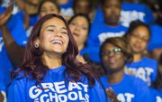 Kelly García | Ex alumna de la Excel Academy Charter School y miembro del Comité Escolar de Chelsea. Ella es maestra en la escuela pública charter City on a Hill en Roxbury.