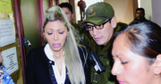 ARRESTO. Gabriela Zapata Montaño, expareja del presidente de Bolivia.