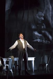 Alex Richardson as the title character in Boston Lyric Opera's Werther -- Photo T. Charles Erickson