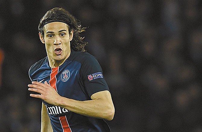 Cavani se vestiría de rojo