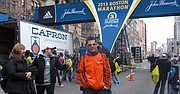 MARATONISTA. Eduardo Caro no corrió el Maratón de Boston de 2013, pero estuvo en la línea de llegada hasta 10 minutos antes de las bombas.