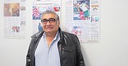 DIRIGENTE. El salvadoreño Elías Polío durante una reciente visita a la redacción de El Tiempo Latino en Washington, DC.
