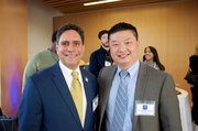 Samuel Acevedo, Director Ejecutivo de Boston HERC y Dr. Tommy Chang Superintendente de las escuelas públicas de Boston