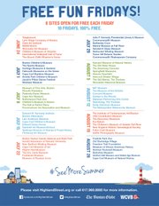 Free Fun Fridays 2016. Haga clic para agrandar