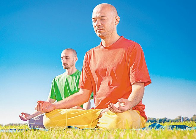 Un día de yoga en el Capitolio