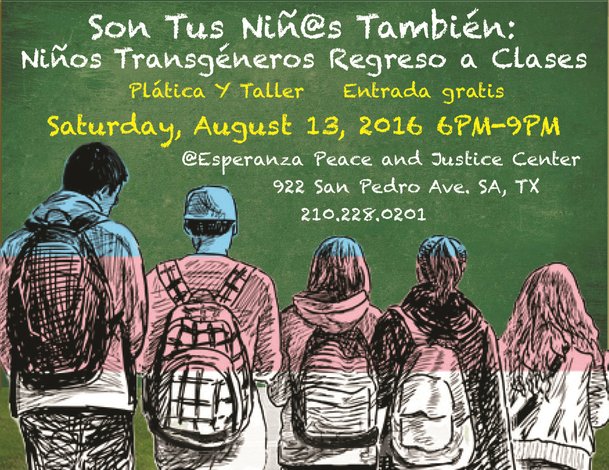 Son Tus Niños También: Trans Kids Back To School