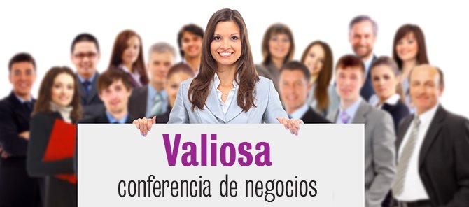 Valiosa conferencia de negocios