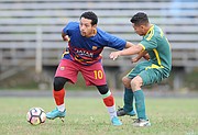 Petén vs. El Rincón en la Liga de Langley Park.