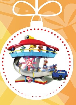 Patrulla canina – Centro de mando ($37)
Este set de la popular Patrulla Canina incluye 1 figura de Chase, 1 vehículo de Chase y el colorido centro de mando. Cuenta con un ascensor de funcionamiento real, luces, sonidos y un tobogán para acudir rápidamente al rescate. Al pulsar la placa, esta se ilumina y reproduce muchos sonidos de la serie de televisión. Se puede completar con los vehículos y las figuras de los demás personajes de la serie de TV Patrulla Canina (se venden por separado).
