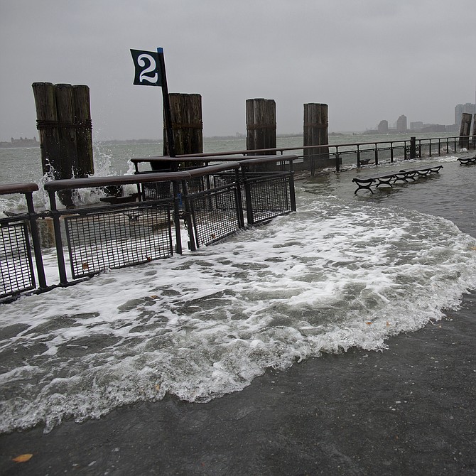 NJ tras el huracán Sandy.