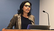 EN CIFRAS. La profesora de la universidad de Georgetown ofreció cifras actualizadas sobre el escándalo de corrupción.