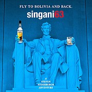 SINGANI. En una pieza gráfica, Steven Soderbergh muestra la bebida que quiere popularizar en USA