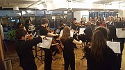 JUNTOS. Los músicos durante su interpretación en Washington, el miércoles 31 de mayo de 2017.