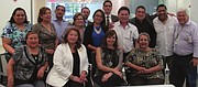 UNIDOS. La cónsul Gloria Lisette Nalvarte junto a miembros de asociaciones peruanas.