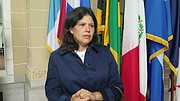 Johanna Aguirre, viuda de una víctima de la represión en 2014. Su esposo fue asesinado a golpes presuntamente por la Guardia Nacional