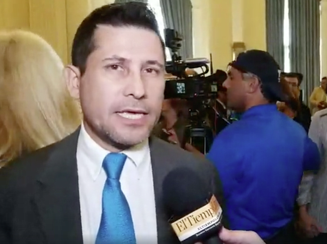 Warner Jiménez, alcalde del municipio Maturín (perseguido por el régimen): Es una actividad única en la historia de nuestro continente. Tenemos que darle todo el respaldo a nuestro TSJ legítimo de Venezuela. Más temprano que tarde vamos a sacar al régimen y este será el tribunal que va a operar.