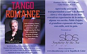 Afiche del concierto de Pablo Ziegler el domingo 22 de octubre.