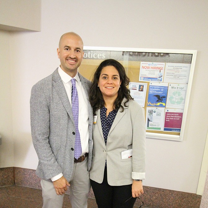 Josiane Martínez y Alec Loftus