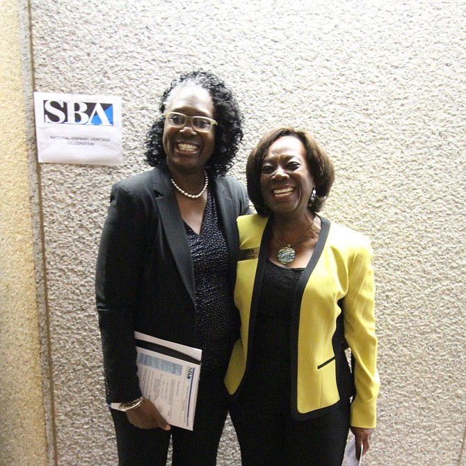 Nadine Boone, SBA Board member y Tandy Hicks