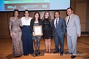 Reconocimiento. Miriam Perlacio fue reconocida como emprendedora del año por la organización