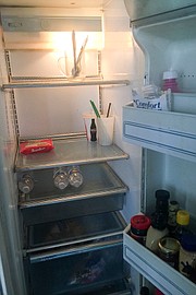 Aunque la luz en la nevera de Maldonado todavía funciona, los cortes de energía durante el huracán María rompieron el mecanismo que enfría la comida y la insulina de la que depende.