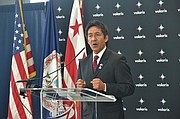 BENEFICIO. Walter Tejada, miembro de la Junta Directiva de la Autoridad de Aeropuertos, aseguró que Volaris estimulará la competencia y eso beneficiará a la comunidad con mejores tarifas de vuelos.