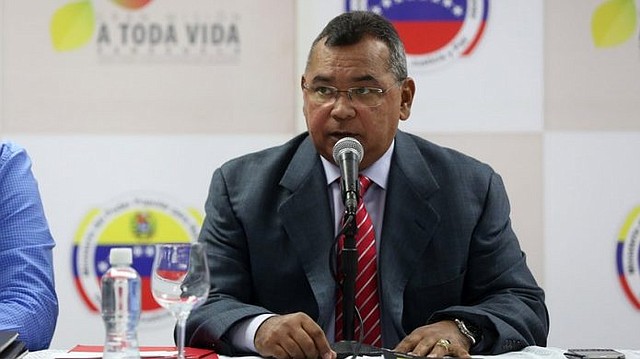 CARACAS. Néstor Reverol, ministro de Interior y Justicia en Venezuela