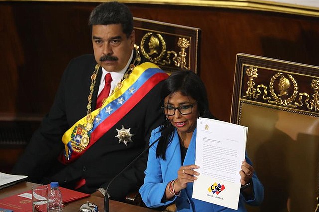 VENEZUELA. La presidenta de la Asamblea Nacional Constituyente (ANC), Delcy Rodríguez.