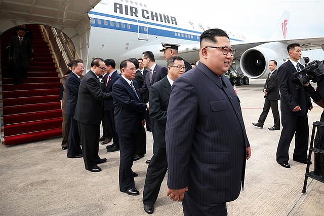 MUNDO. Kim Jong-un aterrizó en el aeropuerto de Changi