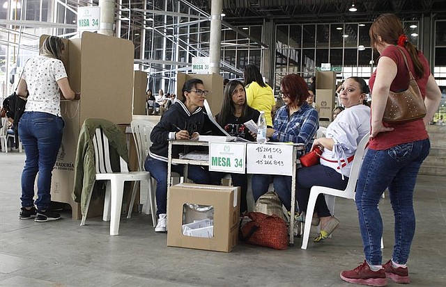 VOTACIONES. Segunda vuelta electoral en Colombia 