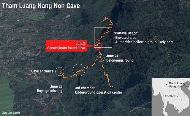 Cueva en Tailandia