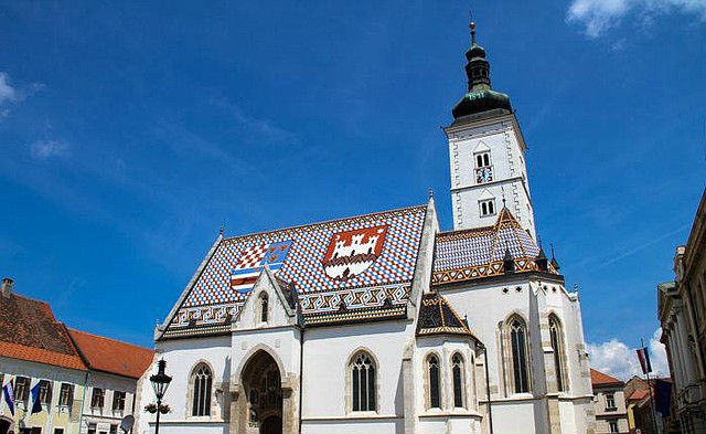 Iluminación con gas en Zagreb.