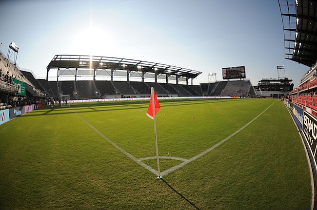 Washington, D.C. - Julio 14, 2018: Imagenes del estadio antes de el partido en el estreno en su nuevo estadio Audi Field
