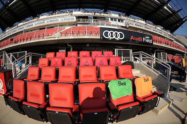 Washington, D.C. - Julio 14, 2018: Imagenes del estadio antes de el partido en el estreno en su nuevo estadio Audi Field