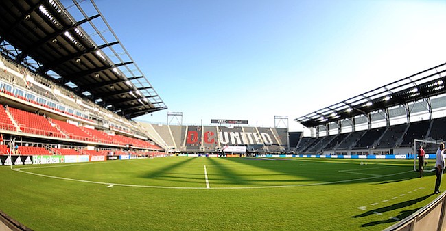 Washington, D.C. - Julio 14, 2018: Imagenes del estadio antes de el partido en el estreno en su nuevo estadio Audi Field