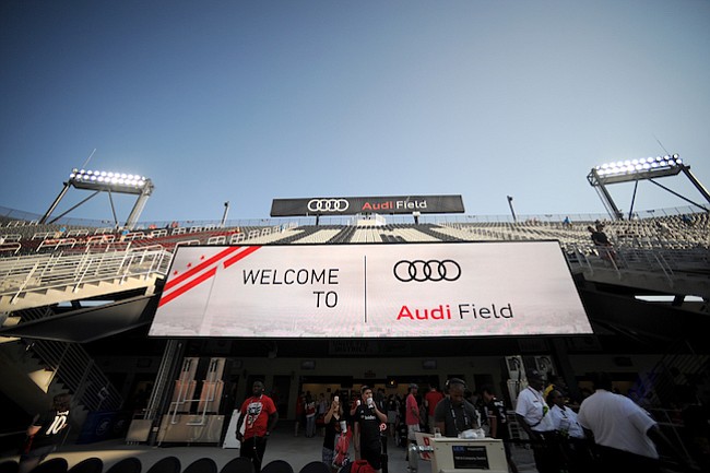 Washington, D.C. - Julio 14, 2018: Imagenes del estadio antes de el partido en el estreno en su nuevo estadio Audi Field