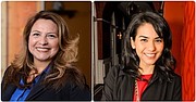 DEMÓCRATAS. Guzmán (izq.) y Alcalá (der.): “Tenemos que mantener la presión para aprovechar nuestro progreso y ampliar las oportunidades en toda Virginia”