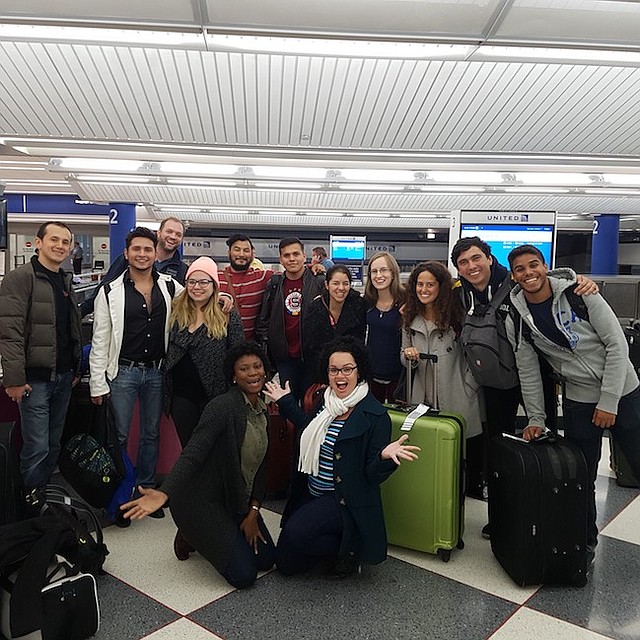 EMPRENDEDORES. Un grupo de jóvenes emprendedores latinoamericanos durante su visita a la ciudad de Chicago.